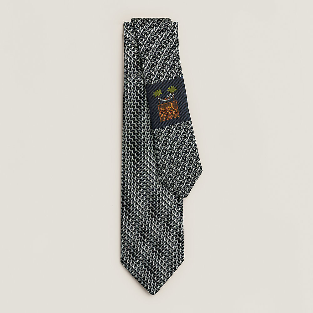 エルメス HERMES NECKTIE Pont de H tie - Grey | Hermès Canada
